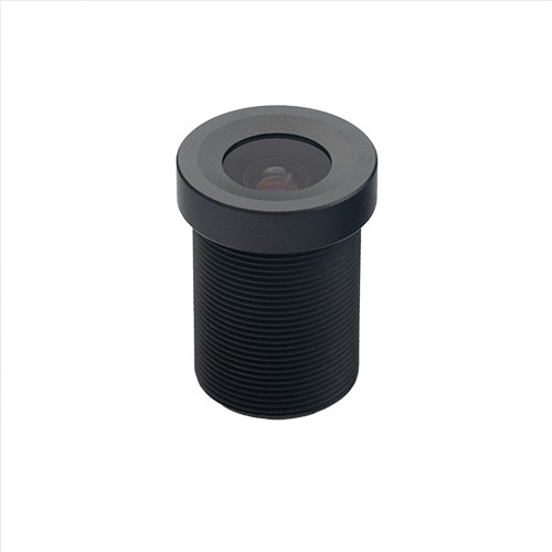 Compact m12 cctv lens for 1/2.7" sensor, EFL=3.69mm, F/1.7